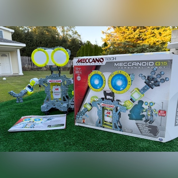 Robotic Mecca Robotics Companion - Blue, White, and Yellow